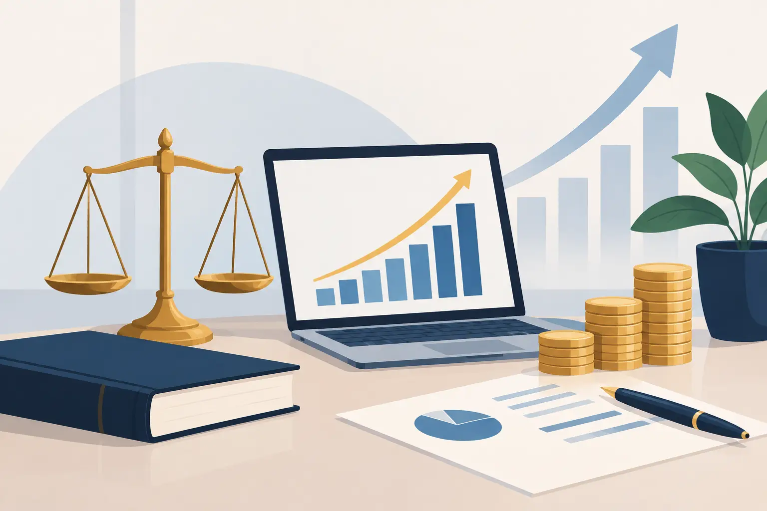 Indicadores jurídicos financeiros para crescer